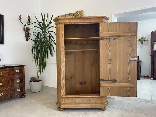 1 türiger Bauernschrank Naturholzschrank B1723