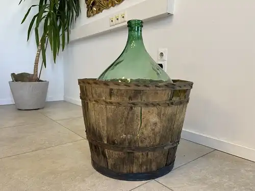 Alte Ballonflasche Weinballon, Gärballon, Ballonflasche B1732FL