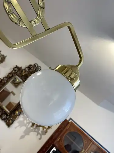 Originale Jugendstil Zugleuchte Lampe Leuchte Rarität B1963