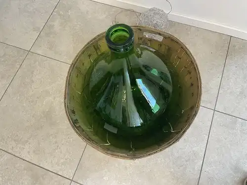 Alte Ballonflasche Weinballon, Gärballon, Ballonflasche B1744Fl