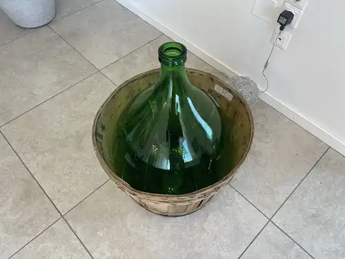 Alte Ballonflasche Weinballon, Gärballon, Ballonflasche B1744Fl