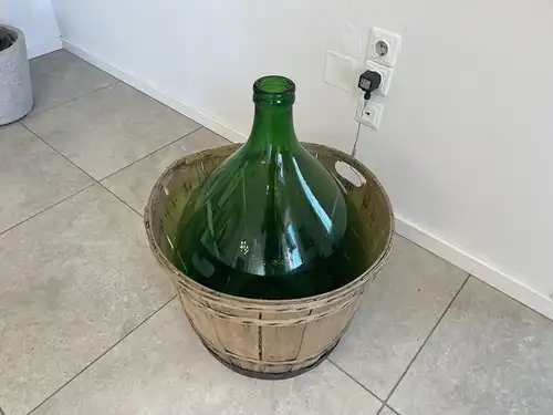 Alte Ballonflasche Weinballon, Gärballon, Ballonflasche B1737Fl