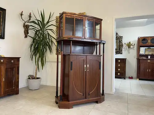 Sale Jugendstil Vitrine / Bücherschrank/ Antiquität  B2068