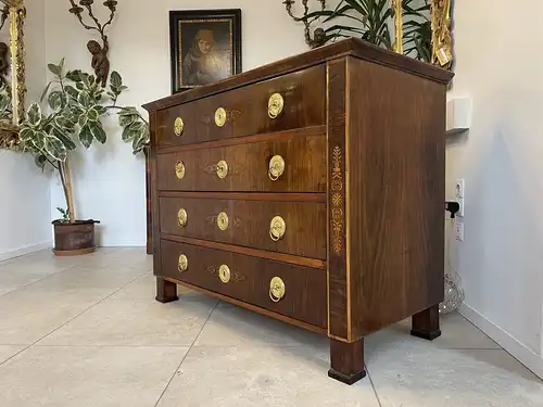 Originale altrestaurierte Biedermeier Schreibkommode B2067