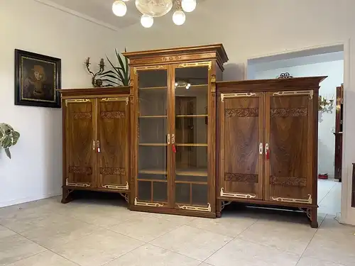 Sale Jugendstil Vitrine / Bücherschrank/ Hallenschrank B2076