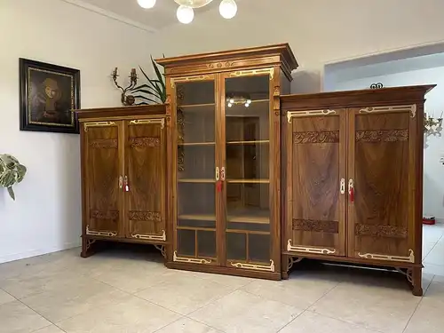 Sale Jugendstil Vitrine / Bücherschrank/ Hallenschrank B2076