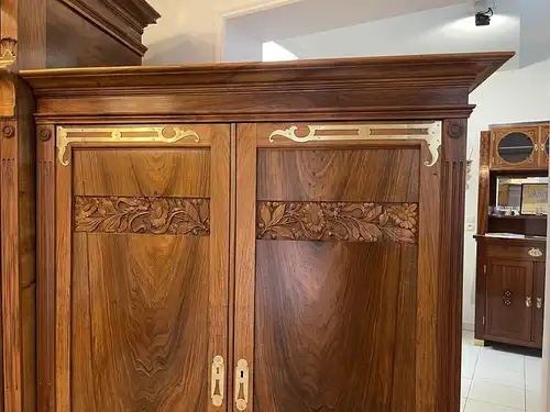 Sale Jugendstil Vitrine / Bücherschrank/ Hallenschrank B2076