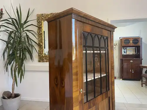 Sale Restaurierte Biedermeier Vitrine Bücherschrank A4110