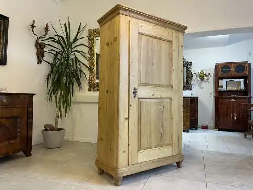 Biedermeier Bauernschrank Naturholzschrank A4145