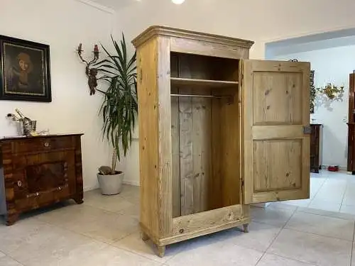 Biedermeier Bauernschrank Naturholzschrank A4153