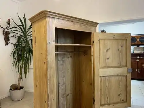 Biedermeier Bauernschrank Naturholzschrank A4153