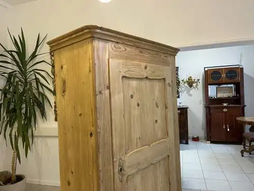 Biedermeier Bauernschrank Naturholzschrank A4153