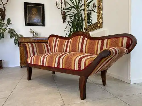 Biedermeier Sofa Diwan Couch Chaiselongue A4134