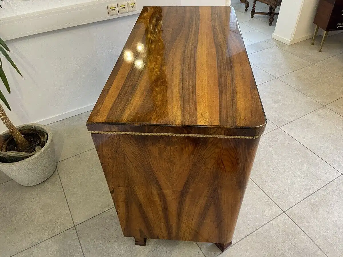 Sale Restaurierte Biedermeier Schreibkommode Nussholz A4025