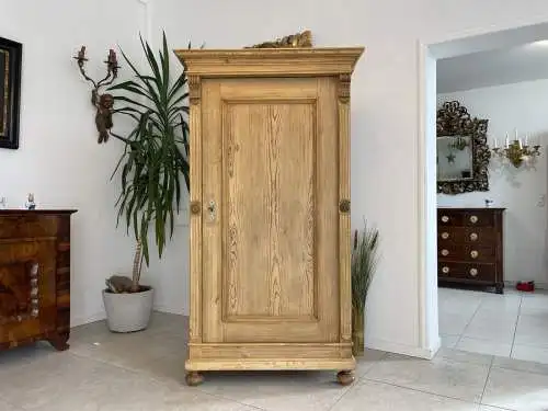 1 türiger Bauernschrank Naturholzschrank A4252