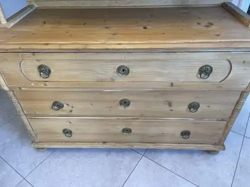 Biedermeier Küchenbuffet Küchenschrank Aufsatzkasten A4228