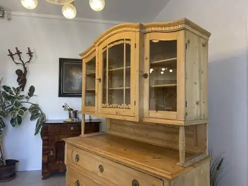 Biedermeier Küchenbuffet Küchenschrank Aufsatzkasten A4228