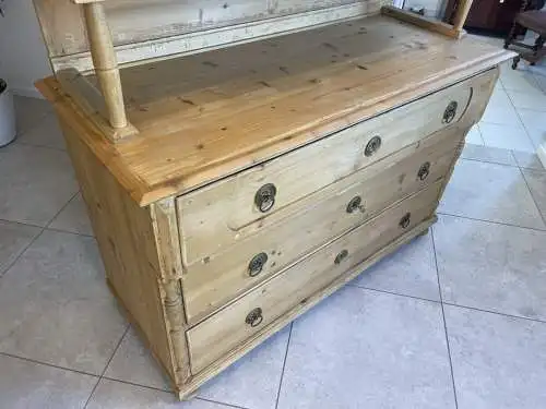 Biedermeier Küchenbuffet Küchenschrank Aufsatzkasten A4228