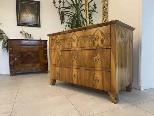 Sale Originale Biedermeier Kommode Nussholz A4209