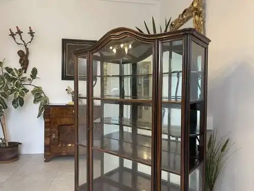 Traum Original  Spätbiedermeier Vitrine Glasschrank A4222