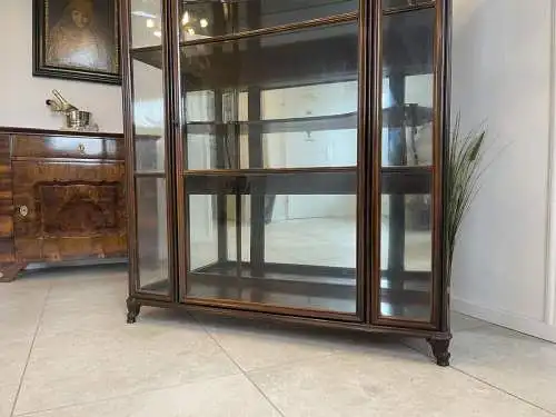 Traum Original  Spätbiedermeier Vitrine Glasschrank A4222