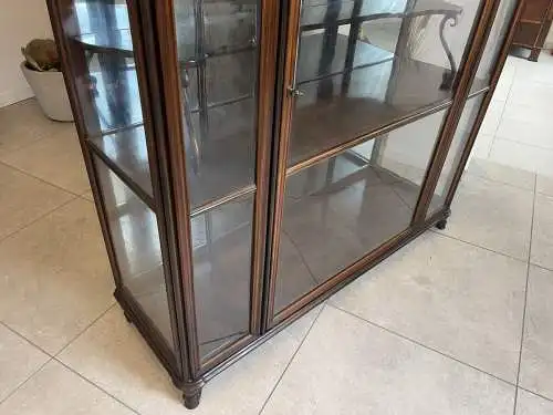 Traum Original  Spätbiedermeier Vitrine Glasschrank A4222