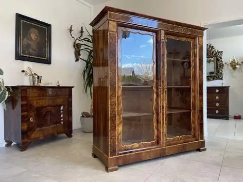 Sale Biedermeier Vitrine Bücherschrank A4238