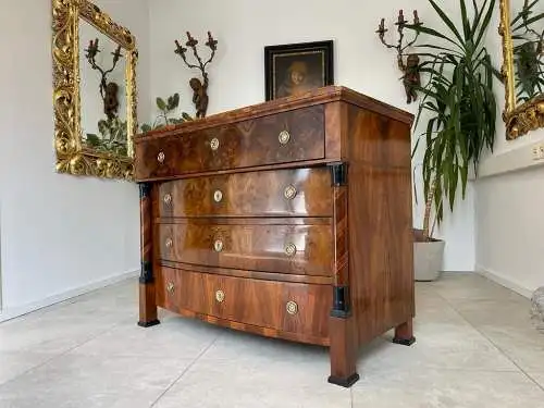 altrestaurierte Biedermeier Schreibkommode B1356