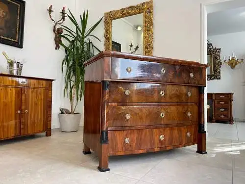 altrestaurierte Biedermeier Schreibkommode B1356