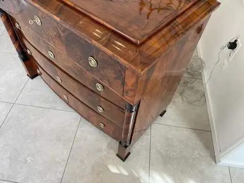 altrestaurierte Biedermeier Schreibkommode B1356