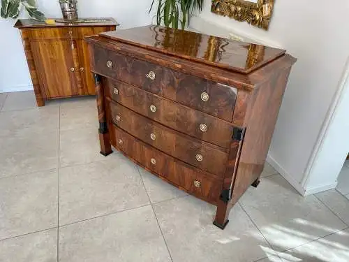 altrestaurierte Biedermeier Schreibkommode B1356