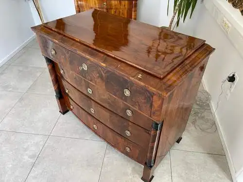 altrestaurierte Biedermeier Schreibkommode B1356