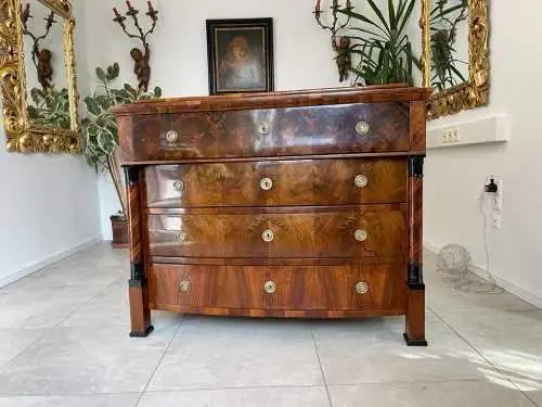 altrestaurierte Biedermeier Schreibkommode B1356