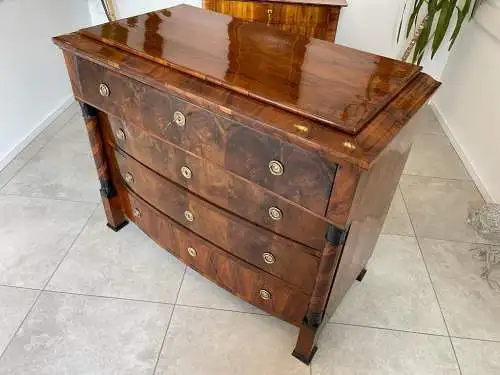 altrestaurierte Biedermeier Schreibkommode B1356