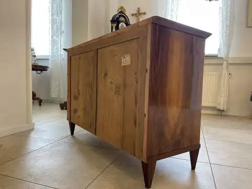 Restaurierte Biedermeier Kommode Nussholz A4266