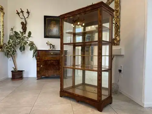 SALE restaurierte Biedermeier Vitrine Bücherschrank A4265