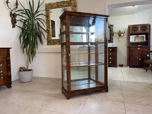 SALE restaurierte Biedermeier Vitrine Bücherschrank A4265