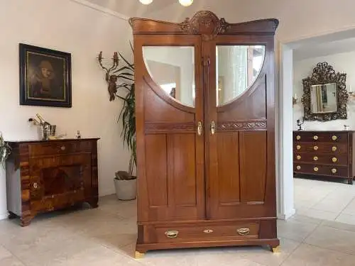 Jugendstil Schrank Kleiderkasten A4261