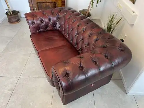 Chesterfield Sofa Clubsofa Oxblood RED A4286