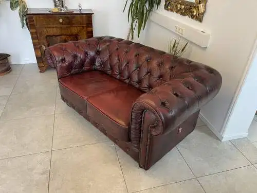 Chesterfield Sofa Clubsofa Oxblood RED A4286