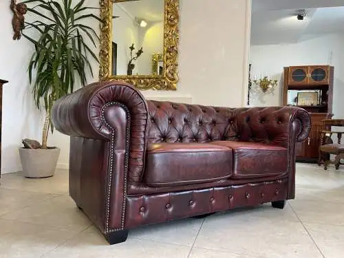 Chesterfield Sofa Clubsofa Oxblood RED A4286