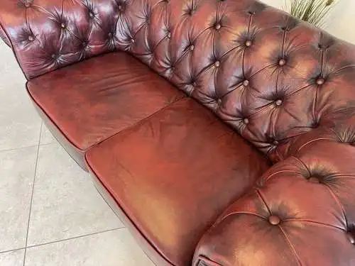 Chesterfield Sofa Clubsofa Oxblood RED A4286