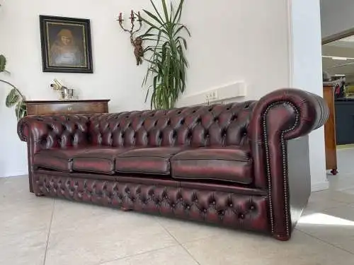 Kultmöbel Chesterfield 4er Sofa Couch Clubsofa A4312