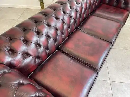 Kultmöbel Chesterfield 4er Sofa Couch Clubsofa A4312