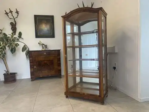 SALE restaurierte Biedermeier Vitrine Bücherschrank A4317