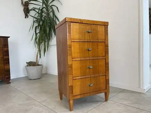 Kommode Biedermeier Stil 4 Laden Stilmöbel Kischholz Maserung A4298