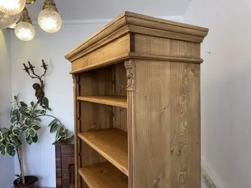 Bücherregal Stellage Gründerzeit Bücherschrank Naturholz A4390