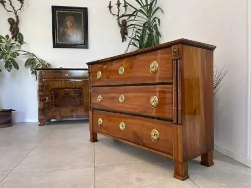 Restaurierte Biedermeier Kommode Kirschholz A4428