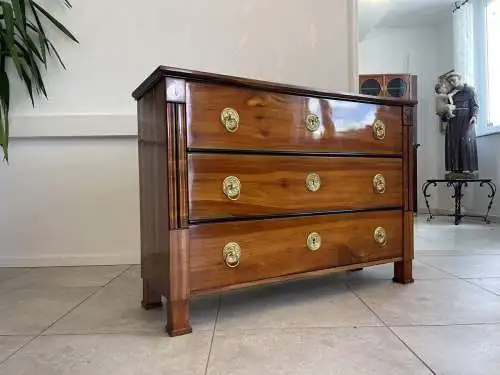 Restaurierte Biedermeier Kommode Kirschholz A4428