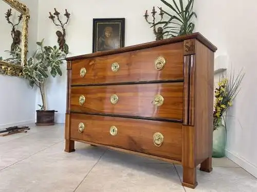 Restaurierte Biedermeier Kommode Kirschholz A4428